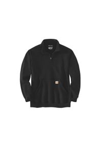 Bluza sportowa męska Carhartt Midweight Quarter-Zip Mock-Neck. Kolor: czarny