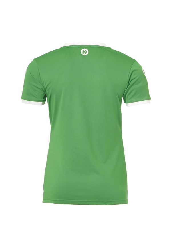 KEMPA - Damska koszulka Kempa Curve. Kolor: wielokolorowy, biały, zielony. Materiał: materiał