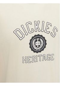 Dickies T-Shirt Oxford DK0A4YFL Écru Regular Fit. Materiał: bawełna