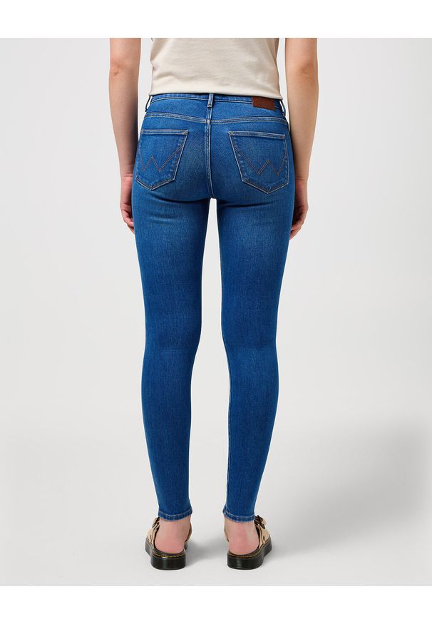 Wrangler - WRANGLER HIGH SKINNY DAMSKIE SPODNIE JEANSOWE JEANSY DŻINSY RUSTIC 112350940 W27H017957