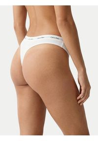 Calvin Klein Underwear Stringi LV00QD5357 Biały. Kolor: biały. Materiał: bawełna #3