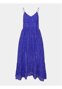 YAS Sukienka letnia Luma 26032686 Niebieski Regular Fit. Kolor: niebieski. Materiał: bawełna. Sezon: lato #3