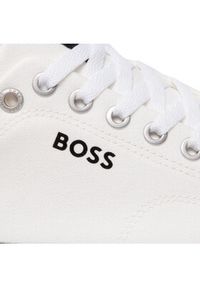 BOSS - Boss Tenisówki Aiden 50470866 10242000 01 Biały. Kolor: biały. Materiał: materiał
