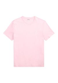 Polo Ralph Lauren T-Shirt 710671438530 Różowy jasny Regular Fit. Typ kołnierza: polo. Kolor: różowy. Materiał: bawełna #4