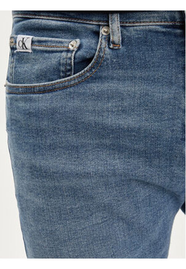 Calvin Klein Jeans Jeansy J30J324848 Niebieski Skinny Fit. Kolor: niebieski