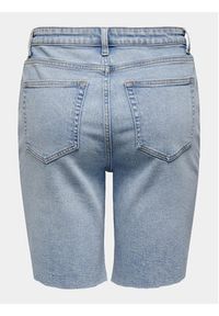 only - ONLY Szorty jeansowe Emily 15311259 Niebieski Straight Fit. Kolor: niebieski. Materiał: bawełna