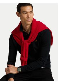Polo Ralph Lauren Polo 710961338001 Czarny Regular Fit. Typ kołnierza: polo. Kolor: czarny. Materiał: bawełna #6