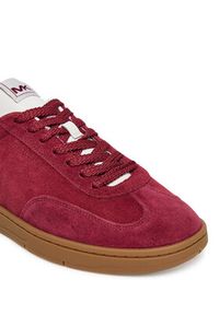 MICHAEL Michael Kors Sneakersy Wilton 42T5WLFS1S Bordowy. Kolor: czerwony. Materiał: nubuk, skóra #4