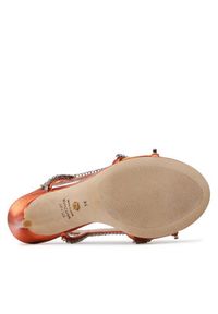 Stuart Weitzman Sandały Mondrian Glam 100 Sa SC242 Pomarańczowy. Kolor: pomarańczowy. Materiał: skóra #7
