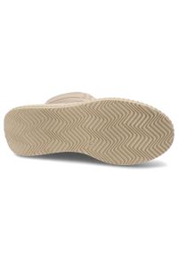 Beżowe Trzewiki Wasak Ocieplane Obuwie Damskie. Okazja: na co dzień. Zapięcie: sznurówki. Kolor: beżowy. Materiał: skóra. Wzór: grochy. Styl: casual, klasyczny #3