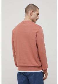 4f - 4F bluza męska kolor różowy z nadrukiem. Kolor: różowy. Materiał: bawełna. Wzór: nadruk