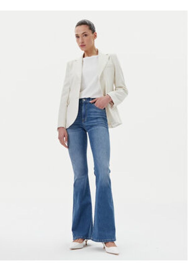 ViCOLO Jeansy DD5073 Niebieski Flare Fit. Kolor: niebieski