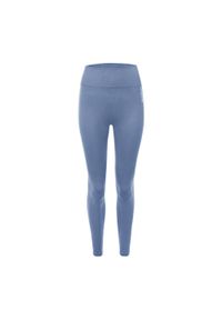 Legginsy treningowe damskie Carpatree Vibe Seamless. Kolor: niebieski. Sport: fitness