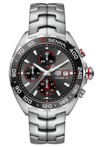 Zegarek Męski TAG HEUER X Senna FORMULA 1 CAZ201D.BA0633. Rodzaj zegarka: analogowe. Materiał: materiał. Styl: klasyczny, elegancki, sportowy