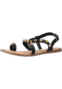 Gioseppo - Sandały GIOSEPPO 58591G Czarny. Kolor: czarny. Materiał: skóra. Sezon: lato