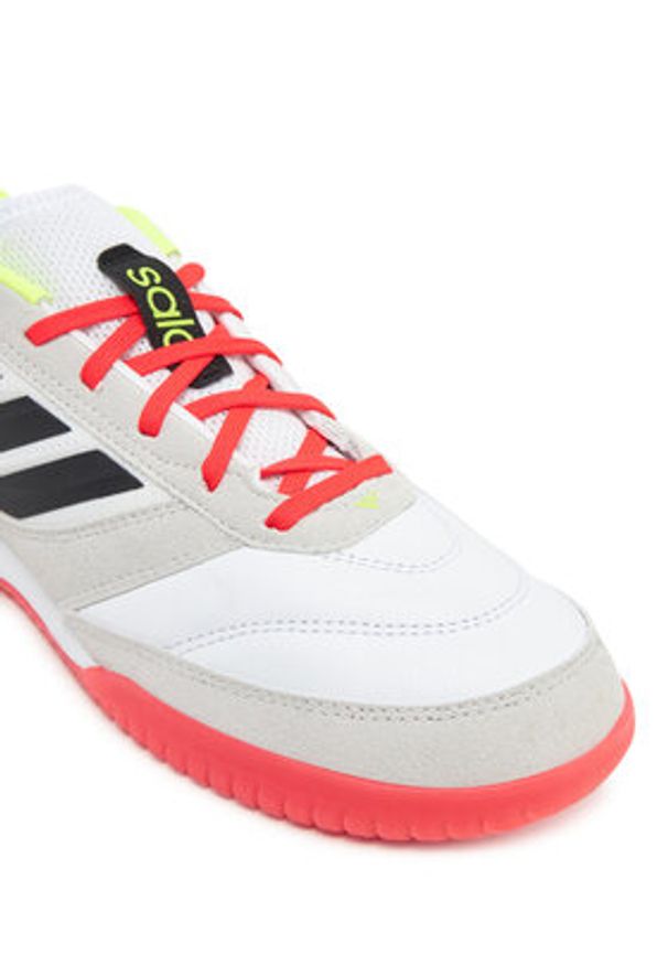 Adidas - adidas Buty do piłki nożnej Top Sala Competition 2 Indoor IH7684 Biały. Kolor: biały. Materiał: skóra
