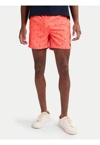 Petrol Industries Szorty kąpielowe M-1050-SWS951 Pomarańczowy Regular Fit. Kolor: pomarańczowy. Materiał: syntetyk #1