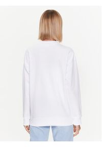 Calvin Klein Bluza Flower Print K20K205336 Biały Relaxed Fit. Kolor: biały. Materiał: bawełna. Wzór: nadruk #2
