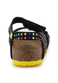 Sandały Birkenstock Colorado Rivet Logo Digital Dots Black Jr 1023611 wielokolorowe. Zapięcie: rzepy. Kolor: wielokolorowy. Materiał: syntetyk, materiał, skóra. Wzór: kolorowy #5