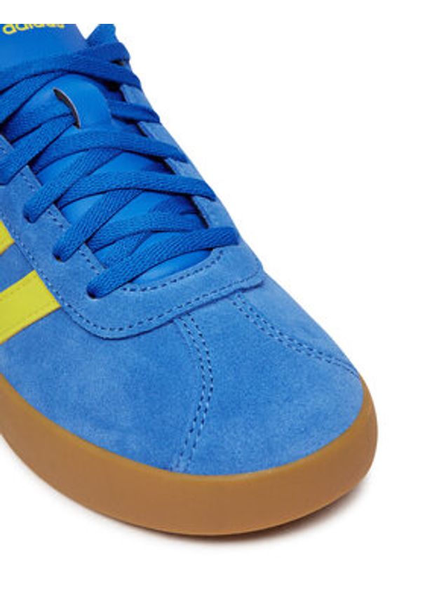 Adidas - adidas Sneakersy VL COURT 3.0 K JH8723 Niebieski. Kolor: niebieski. Materiał: zamsz, skóra