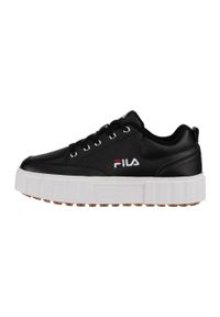 Buty do chodzenia damskie Fila Sandblast L. Zapięcie: sznurówki. Kolor: czarny. Materiał: syntetyk, materiał. Szerokość cholewki: normalna. Sport: turystyka piesza