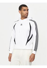 Adidas - adidas Bluza IZ4829 Biały Regular Fit. Kolor: biały. Materiał: bawełna #1
