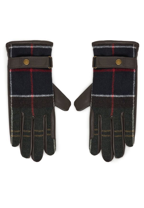 Barbour Rękawiczki Damskie Aubrey Waterproof LGL0133TN11 Zielony. Kolor: zielony. Materiał: skóra