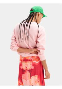 Desigual Bluza Travis 24SWSK30 Różowy Regular Fit. Kolor: różowy. Materiał: bawełna