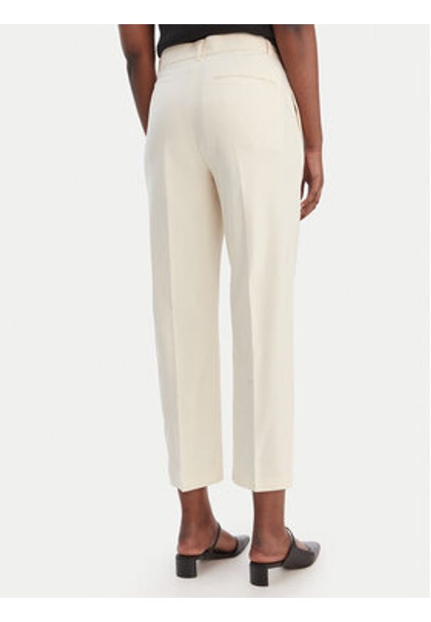 Calvin Klein Chinosy LV044B916G Écru Regular Fit. Materiał: bawełna