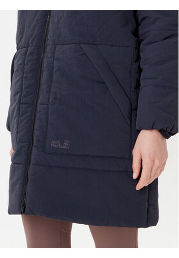 Jack Wolfskin Płaszcz zimowy Northern Lite Coat A65067 Granatowy Regular Fit. Kolor: niebieski. Materiał: syntetyk. Sezon: zima