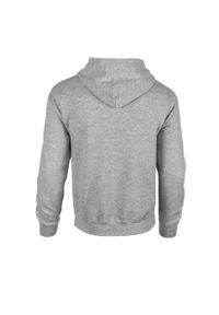 GILDAN - Bluza Z Kapturem Dla Dorosłych Unisex Heavy Blend Full Zip. Typ kołnierza: kaptur. Kolor: szary