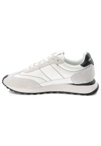 Białe Sneakersy Karl Lagerfeld Stylowe Obuwie Męskie Premium. Okazja: na spacer. Kolor: biały. Materiał: materiał, skóra, guma. Szerokość cholewki: normalna. Sport: turystyka piesza #4