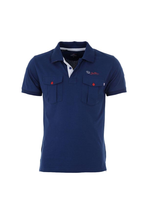 PEAK MOUNTAIN - Polo Peak Mountain Cocheak. Typ kołnierza: polo. Kolor: niebieski