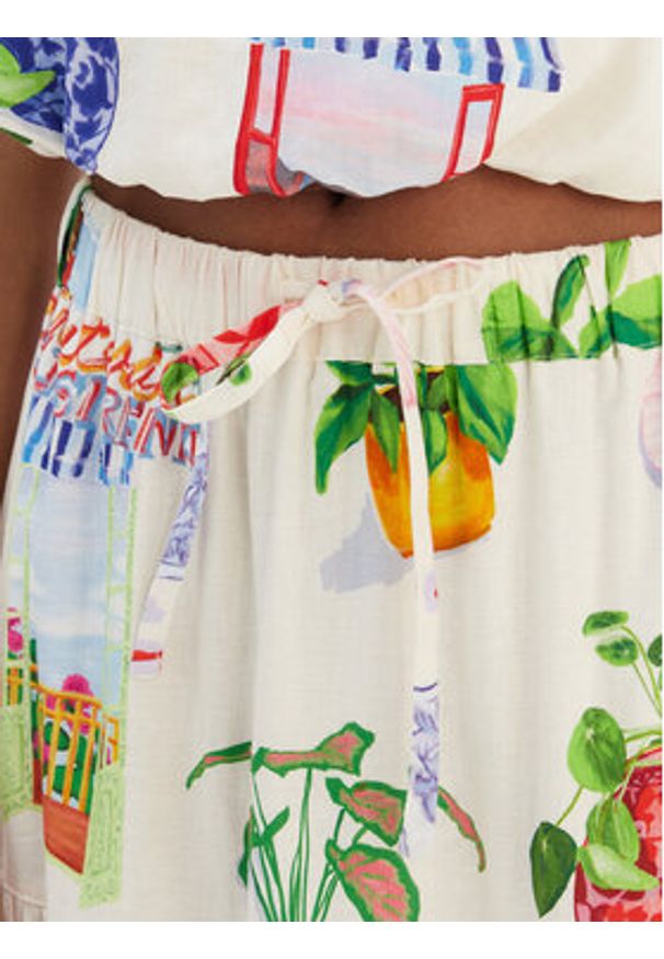 Seafolly Spódnica maxi La Boca 55650-SK Écru Regular Fit. Materiał: bawełna