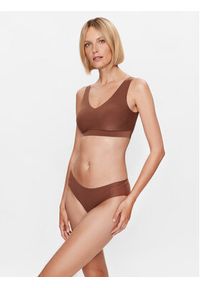 Chantelle Figi klasyczne Soft Stretch C26430 Brązowy. Kolor: brązowy. Materiał: syntetyk