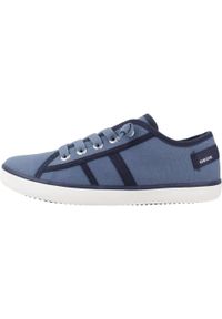 Geox - Kapcie GEOX J GISLI B Niebieski. Kolor: niebieski. Materiał: tkanina. Sport: turystyka piesza