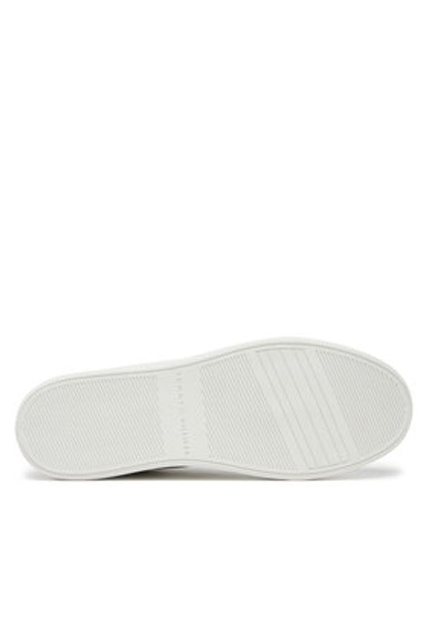 TOMMY HILFIGER - Tommy Hilfiger Sneakersy Essential Chic Court Sneaker FW0FW08322 Biały. Kolor: biały. Materiał: skóra