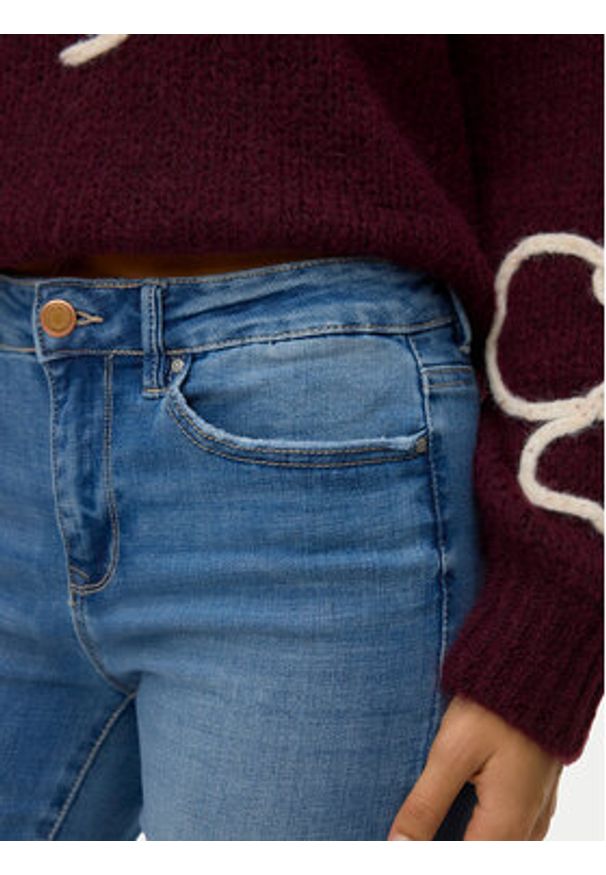 Vero Moda Jeansy Flash 10306823 Niebieski Straight Fit. Kolor: niebieski
