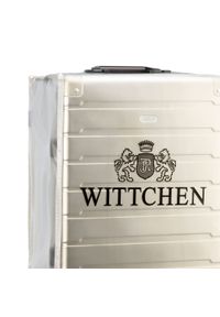 Wittchen - Walizka kabinowa z aluminium złota. Kolor: złoty. Materiał: guma