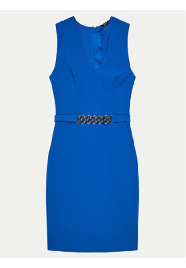 Marciano Guess Sukienka koktajlowa 4GGK31 7070A Granatowy Regular Fit. Kolor: niebieski. Materiał: syntetyk. Styl: wizytowy