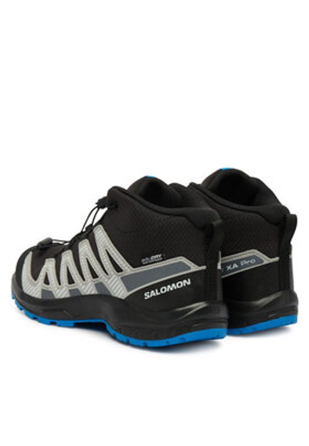 salomon - Salomon Trekkingi Xa Pro V8 Mid Waterproof L47729800 Czarny. Kolor: czarny. Materiał: materiał