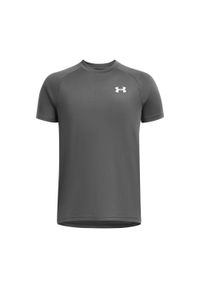 Szkolenia dla dzieci top Under Armour Tech™ 2.0. Kolor: szary, biały, wielokolorowy. Sport: turystyka piesza, fitness #1