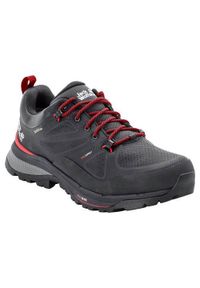 Buty trekkingowe męskie Jack Wolfskin Force Striker Texapore Low. Kolor: wielokolorowy, szary, zielony. Materiał: skóra, materiał, syntetyk. Szerokość cholewki: normalna. Sport: turystyka piesza #1
