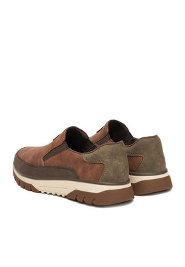 Rieker Półbuty B9350-24 Brązowy. Kolor: brązowy. Materiał: materiał