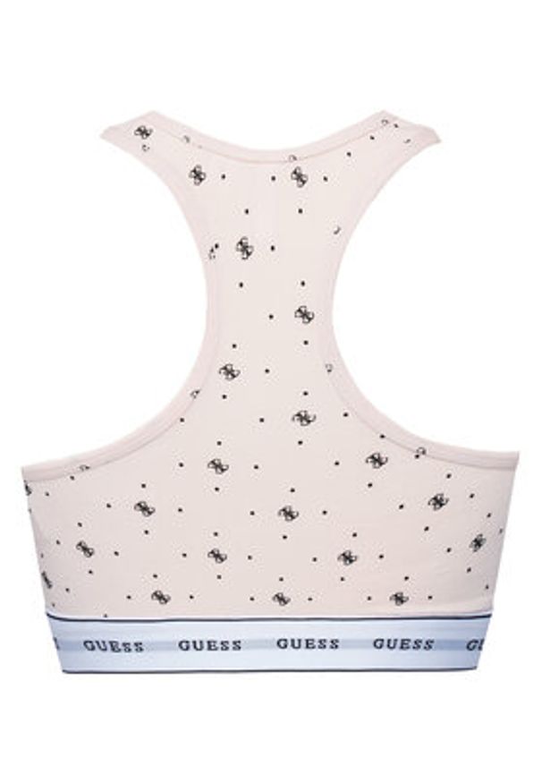 Guess Biustonosz top O97C01 KBOE1 Różowy. Kolor: różowy. Materiał: bawełna