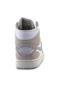 Buty Nike Air Jordan 1 Mid Se Craft DM9652-120 białe. Okazja: na co dzień. Kolor: biały. Materiał: skóra. Model: Nike Air Jordan #2