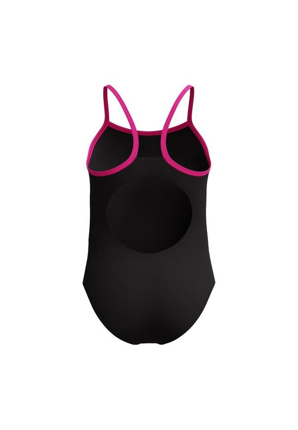 Strój kąpielowy jednoczęściowy na basen dziewczęcy Speedo MuscleBack. Kolor: czarny, różowy, wielokolorowy