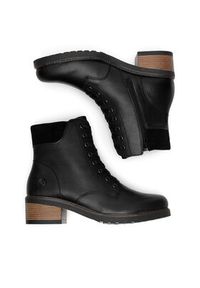 Remonte Trzewiki D1A70-00 Czarny. Kolor: czarny. Materiał: skóra #5