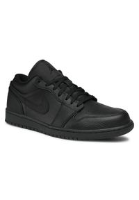 Nike Sneakersy Air Jordan1Low 553558 091 Czarny. Kolor: czarny. Materiał: skóra. Model: Nike Air Jordan #1
