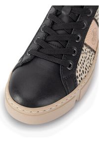 Rieker Sneakersy N5910-62 Beżowy. Kolor: beżowy. Materiał: skóra #4